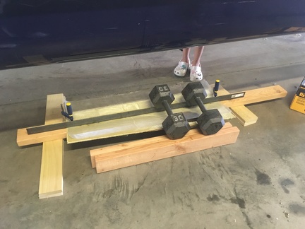 Clamped Center Spine of Deck